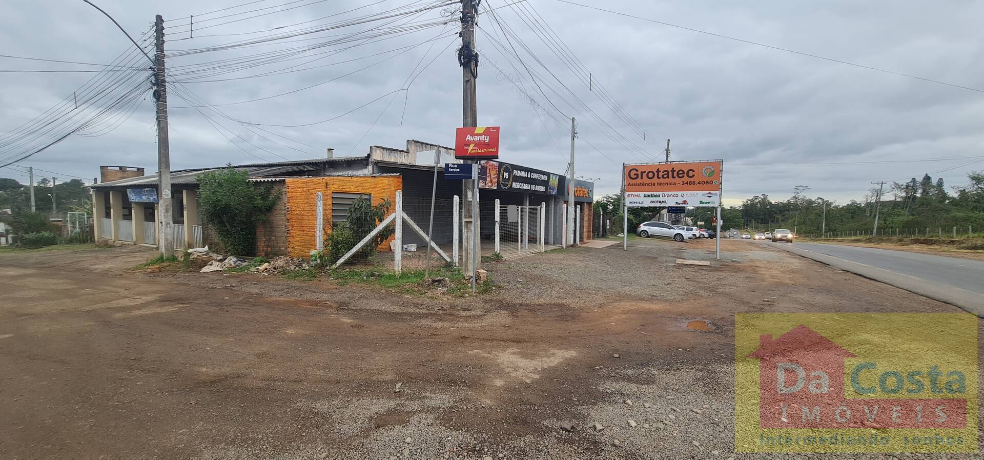 Terreno de esquina, RS 020 KM 73 com 1.134 m², Neópolis - Gravataí - RS