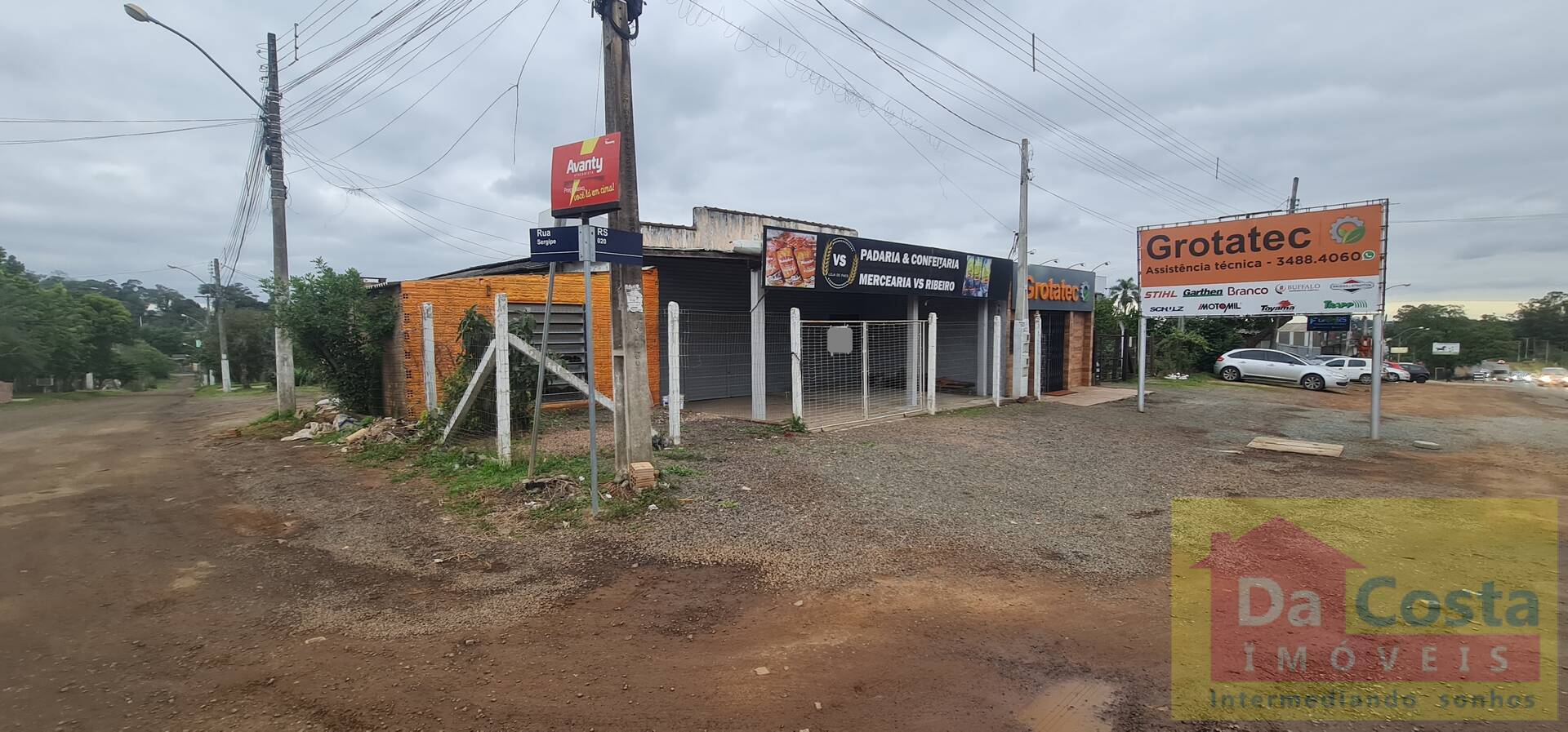 Terreno de esquina, RS 020 KM 73 com 1.134 m², Neópolis - Gravataí - RS