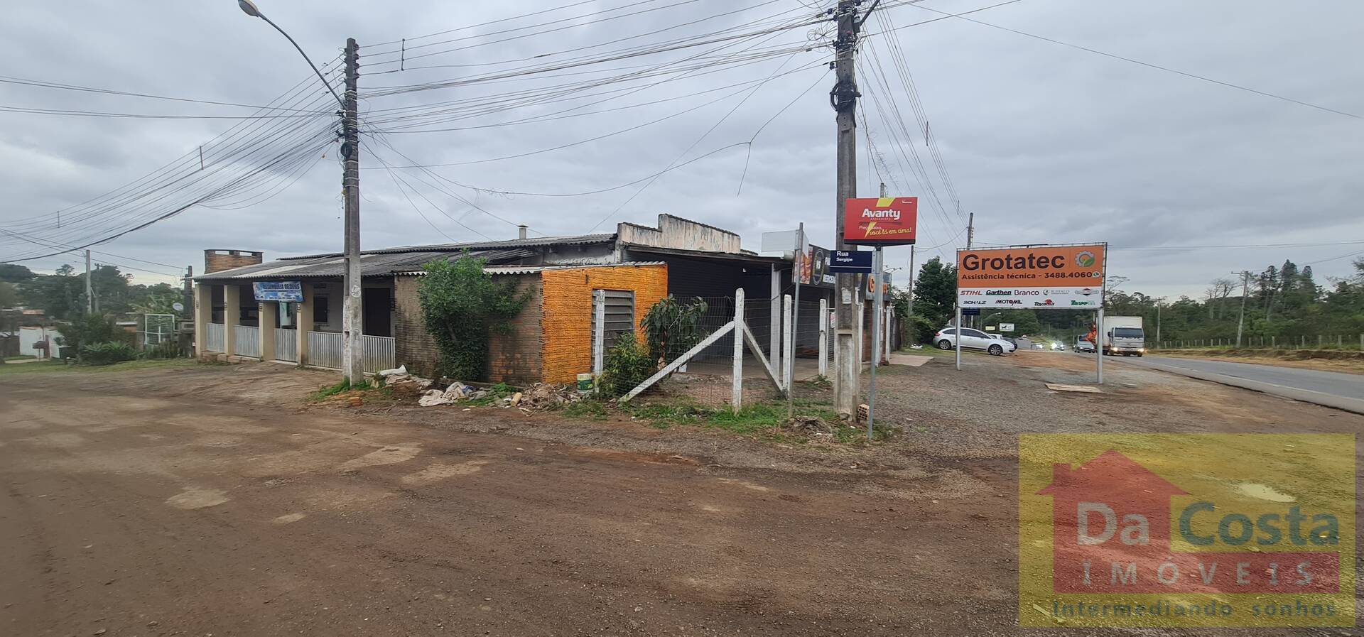 Terreno de esquina, RS 020 KM 73 com 1.134 m², Neópolis - Gravataí - RS